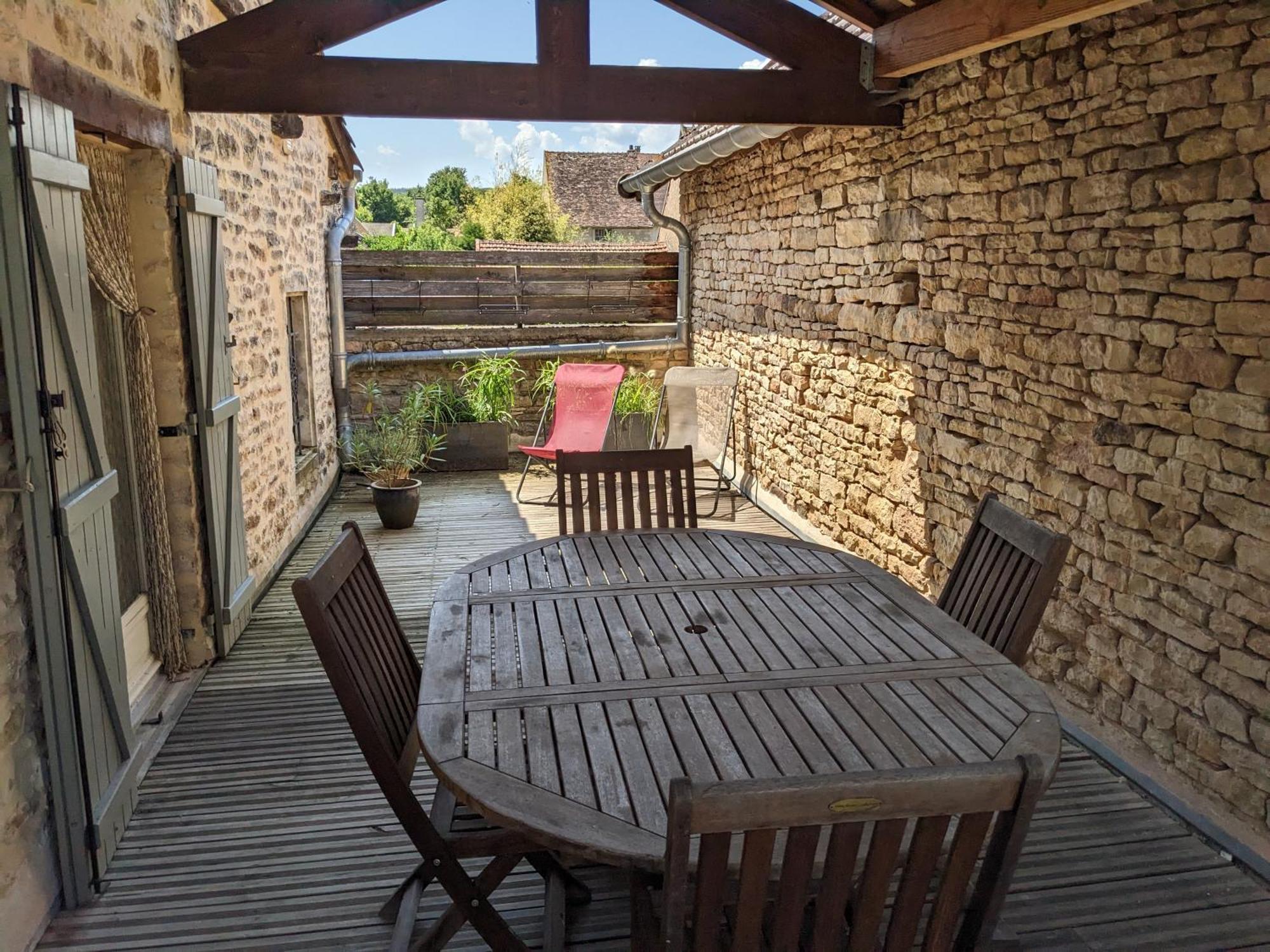 La Terrasse - Old Winemaker'S Cottage In St Gengoux Saint-Gengoux-le-National Экстерьер фото